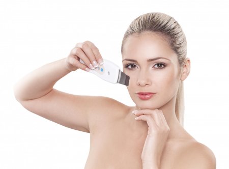 RIO Ultrasonic facial FASS2 Ultrazvuková špachtle pink