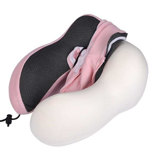 Cestovní polštář z paměťové pěny tmavě šedá