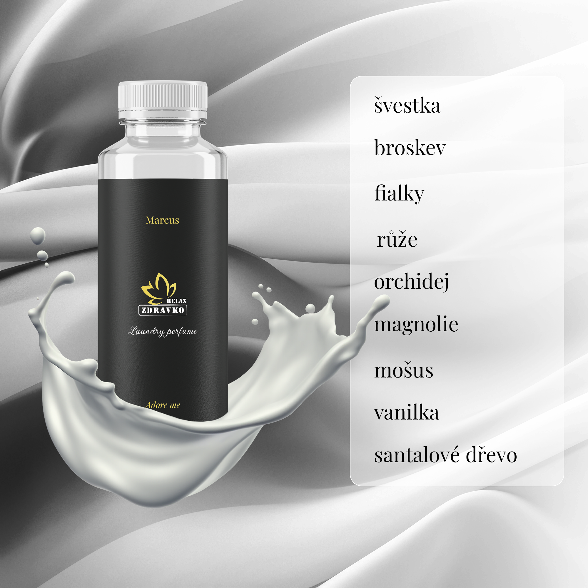 Zdravko Relax - parfémy na praní balík Family 3x 250ml (150 praní)