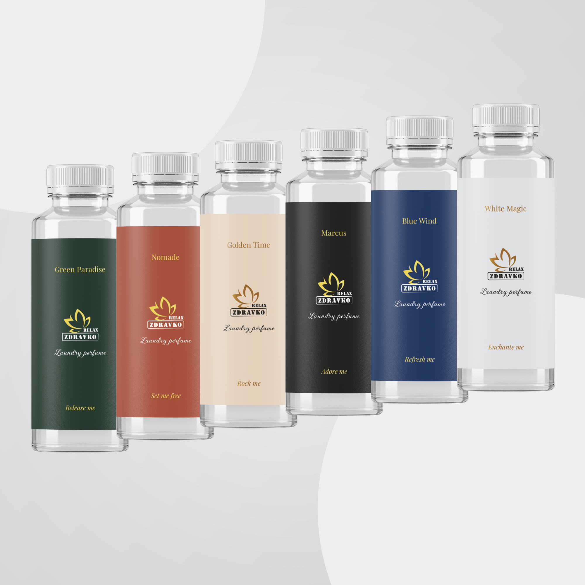 Zdravko Relax - parfémy na praní balík UNI 3x 250ml (150 praní)