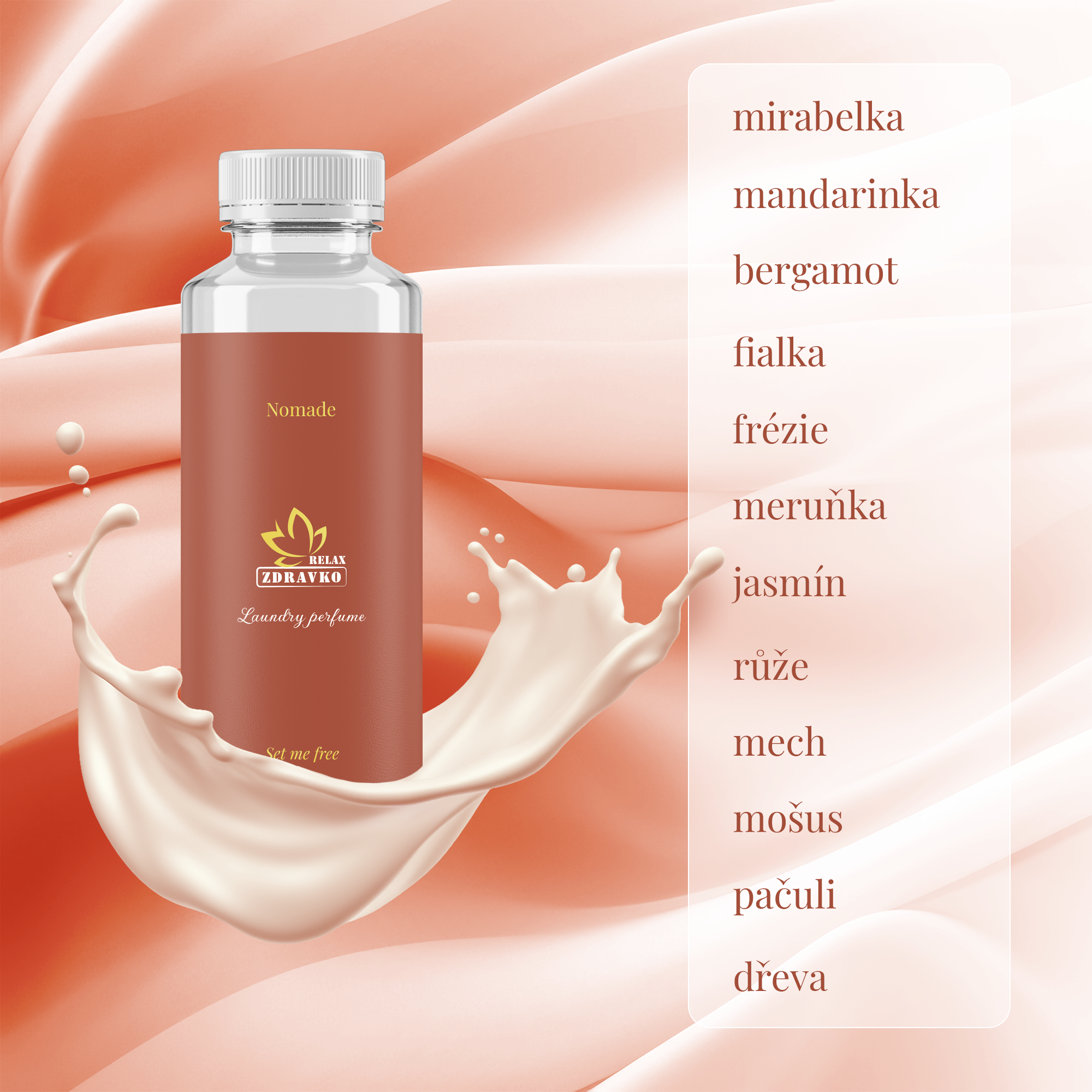 Zdravko Relax - parfémy na praní balík UNI 3x 250ml (150 praní)