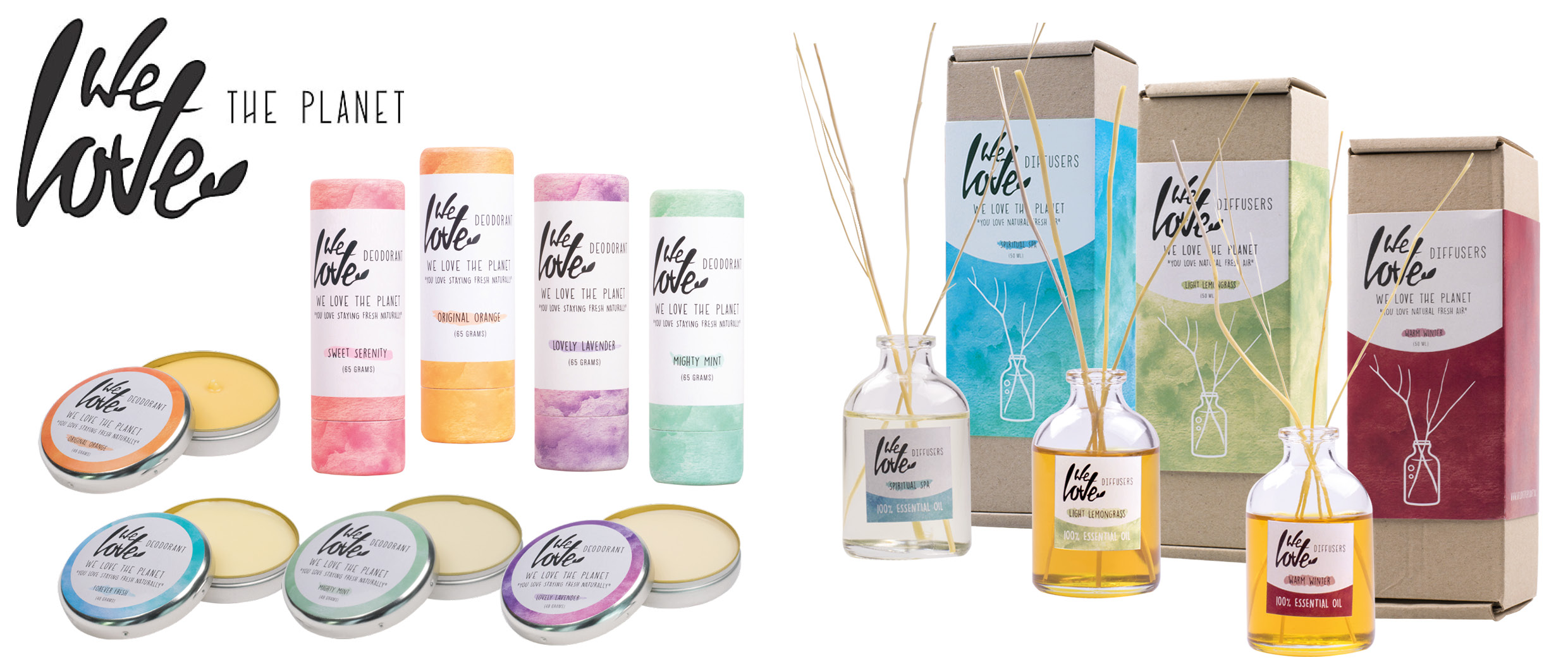 Přírodní tuhý deodorant "Forever Fresh" We Love the Planet 65 g