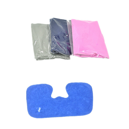 Cestovní nafukovací polštář světle modrý