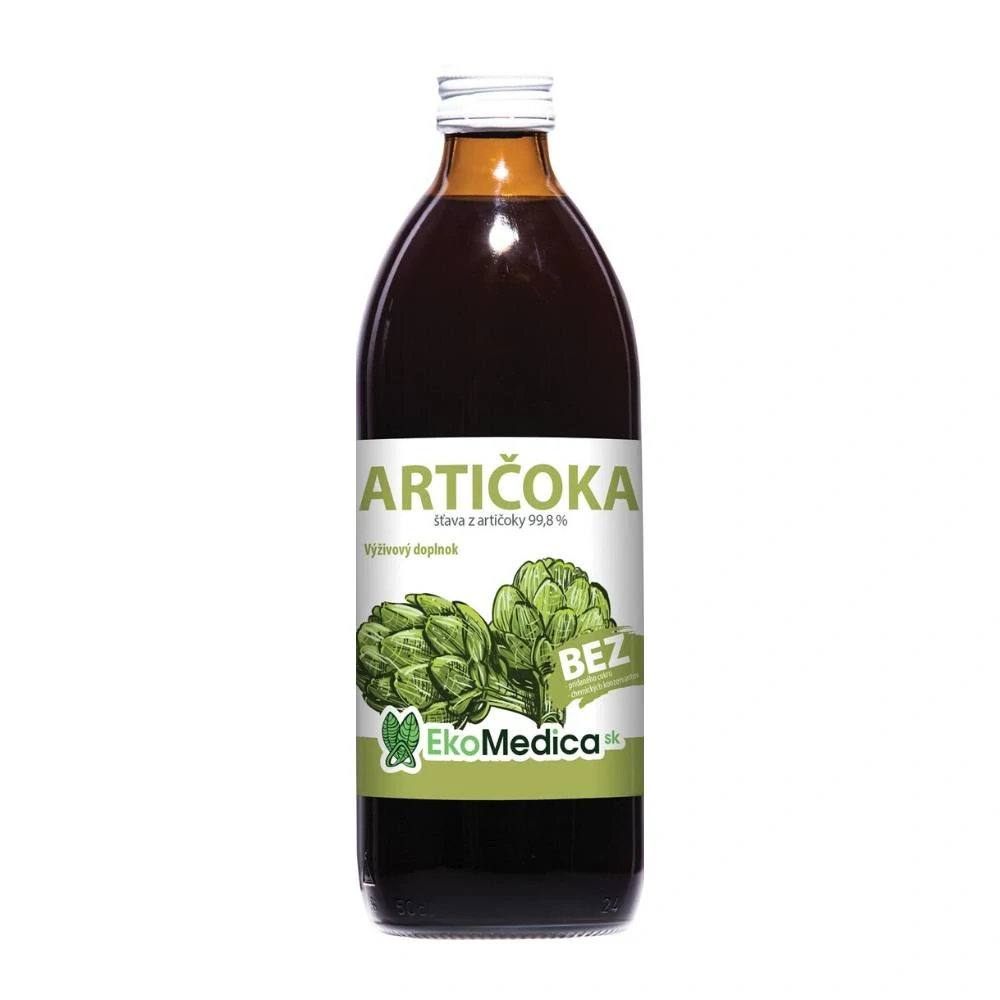 EkoMedica Artičoka 100% šťava 500 ml