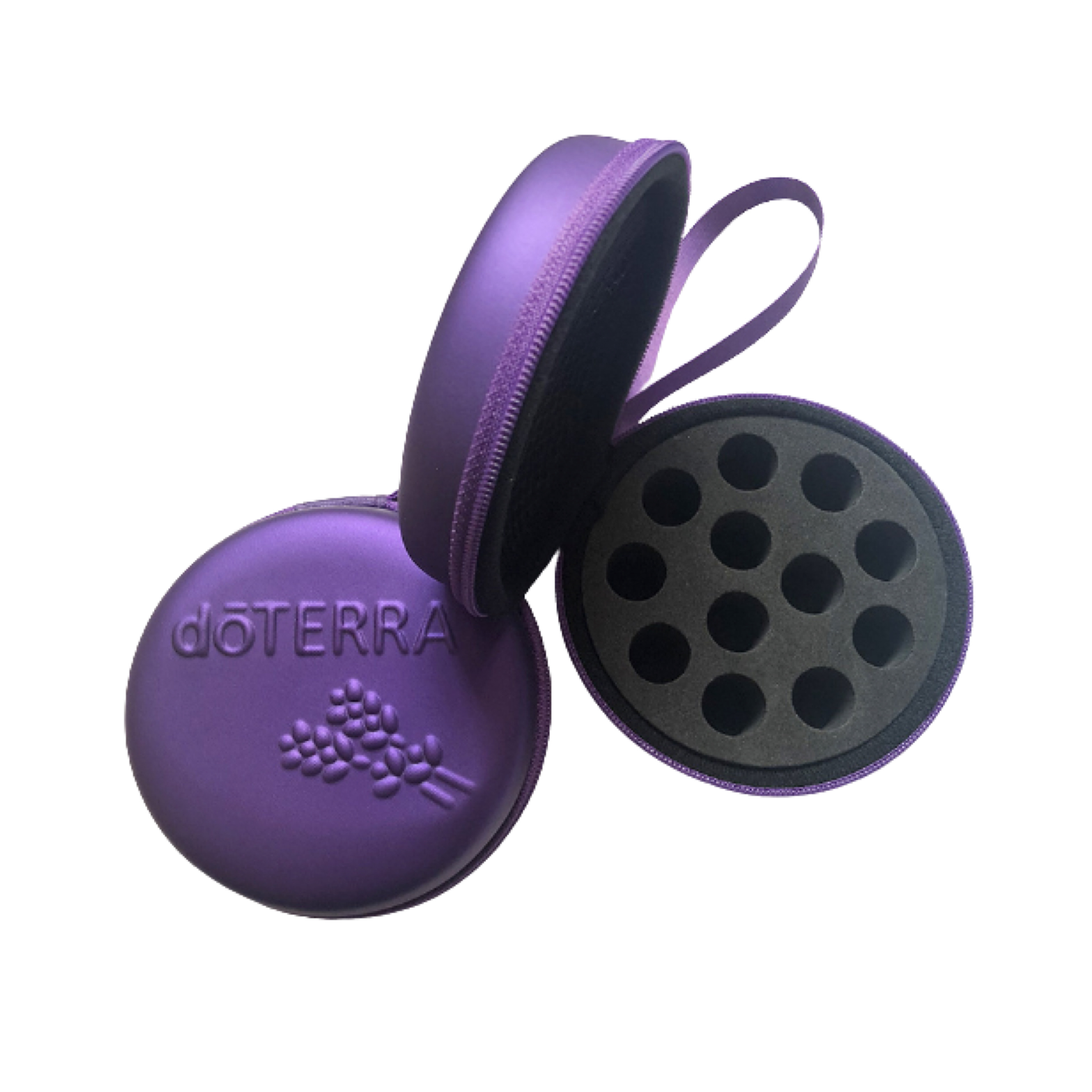 Doterra pouzdro na esenciální oleje 12x2 ml fialové