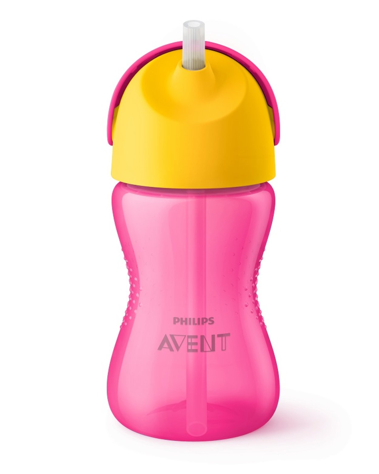 Avent hrnek 300ml s ohn.slámkou Bendy holka