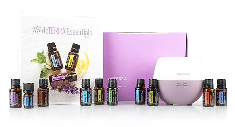 doTERRA Home Essentials Kit - Balíček základních esencí s difuzérem 10ks 140 ml