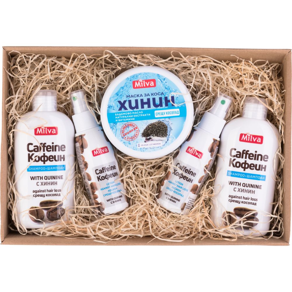 Dárková sada kosmetiky chinin kofein