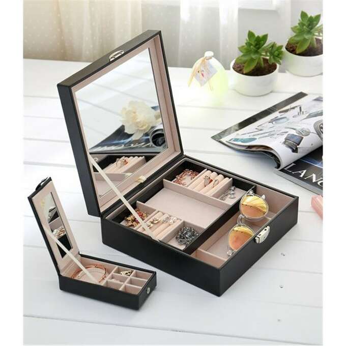 Šperkovnice ELEGANT 2v1 černá