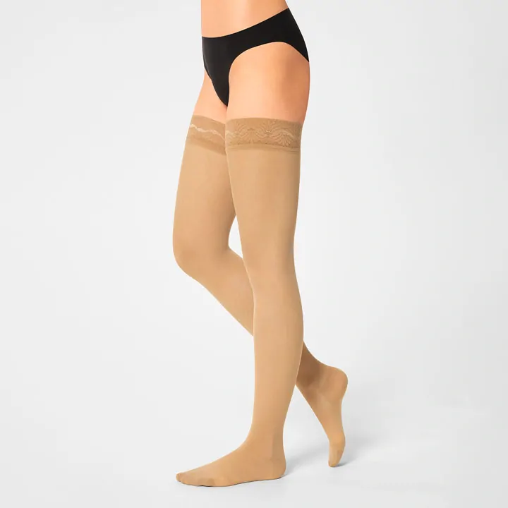 Maxis RELAX PREMIUM stehenní punčochy s krajkou