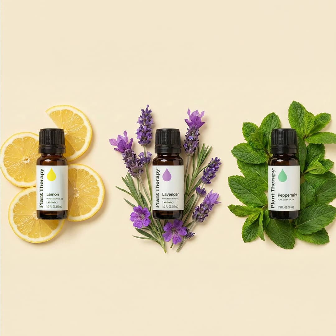 Plant Therapy Trio esenciálních olejů citrón, levandule, máta 3x10 ml