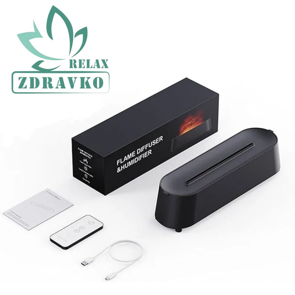 Zdravko Relax USB difuzér Fire černý