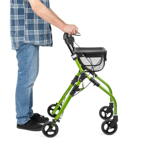 Interiérové ​​čtyřkolové hliníkové chodítko PEDRO