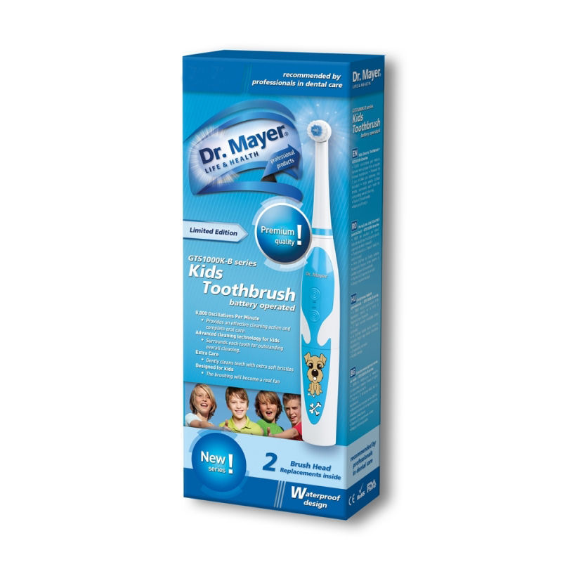 DR. MAYER GTS1000K Sonický zubní kartáček pro děti modrý