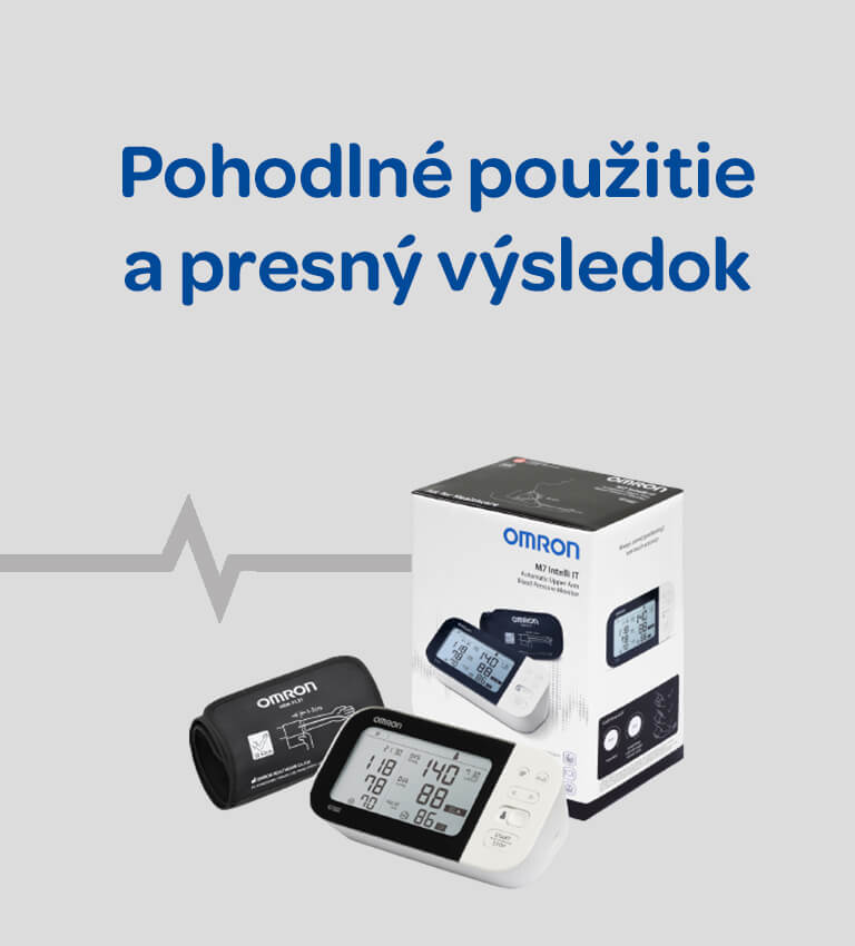 Tlakoměr OMRON M7 Intelli IT s AFib + síťový zdroj