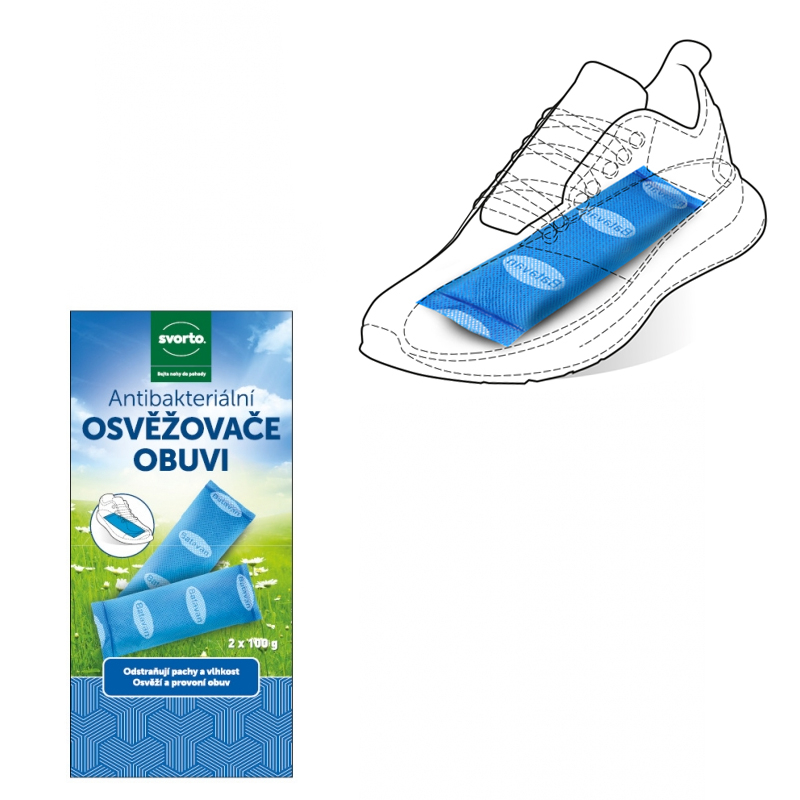Antibakteriální osvěžovače obuvi