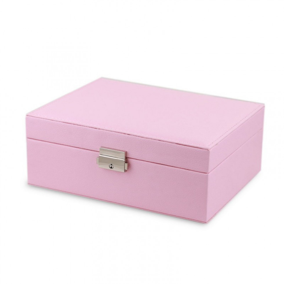Šperkovnice kufřík růžová