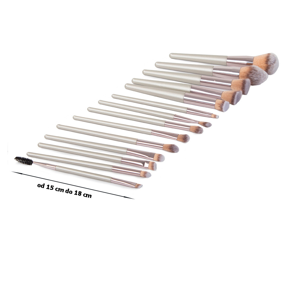Profesionální sada štětců na make up 14-dílná ZDRAVKO