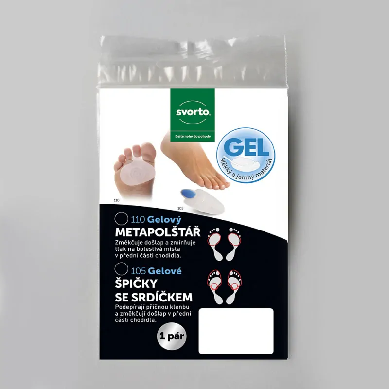 Svorto Gelové špičky se srdíčkem