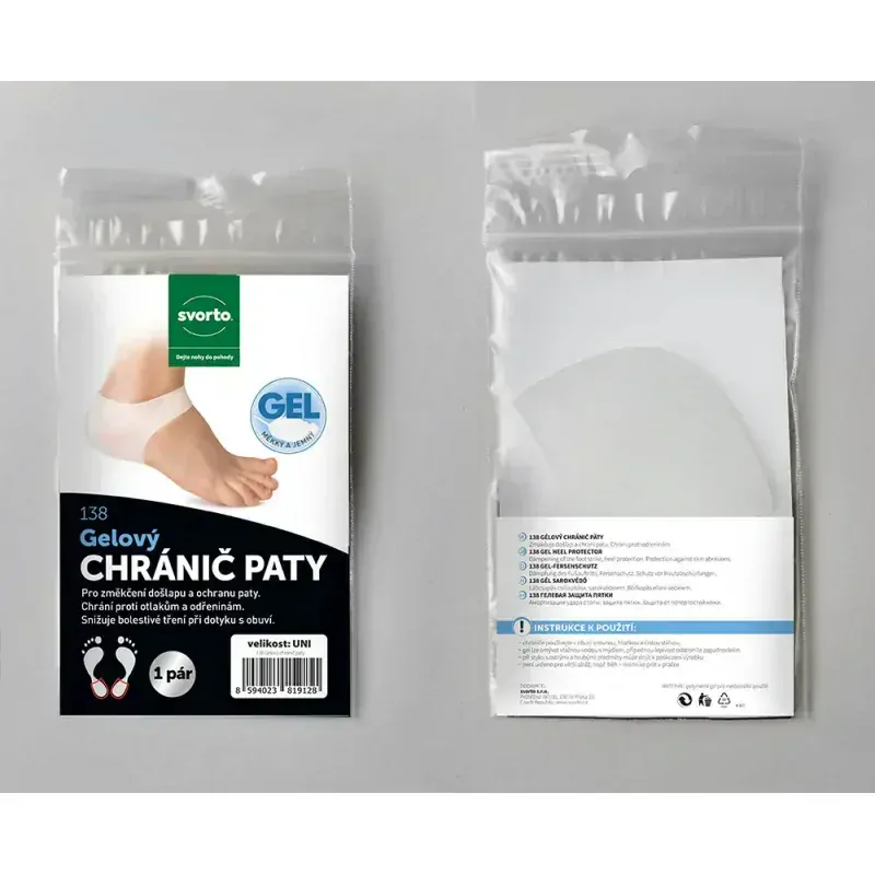Svorto gelový chránič paty
