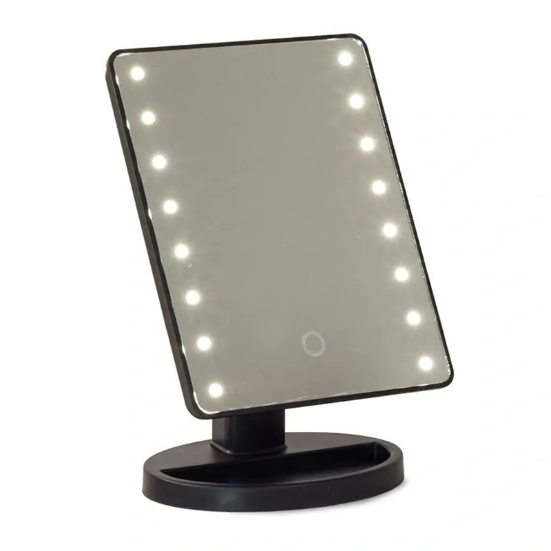Verk 16 LED kosmetické zrcadlo černé