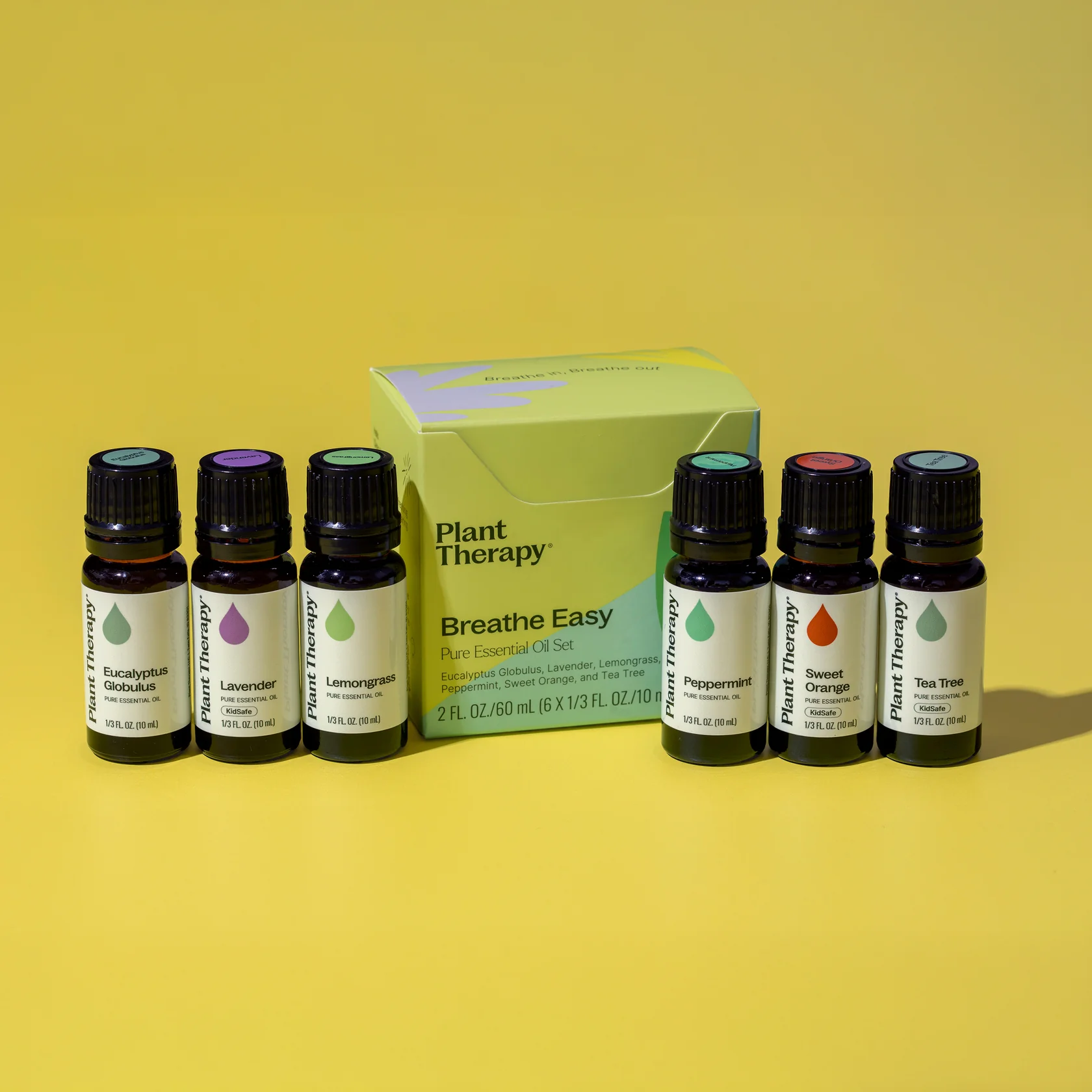 Plant Therapy Breathe Easy set esenciálních olejů pro snadné dýchání 6x10ml