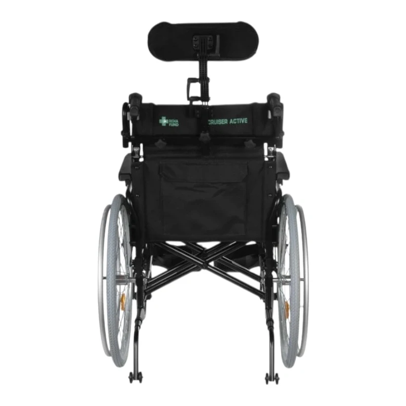 Invalidní vozík s opěrkou hlavy RF-3 Cruiser Active Z, 48cm černý