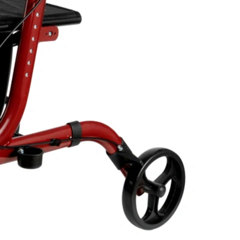 REHAFUND RF-620/S chodítko 4-kolové pro seniory LIZBONA PREMIUM červené