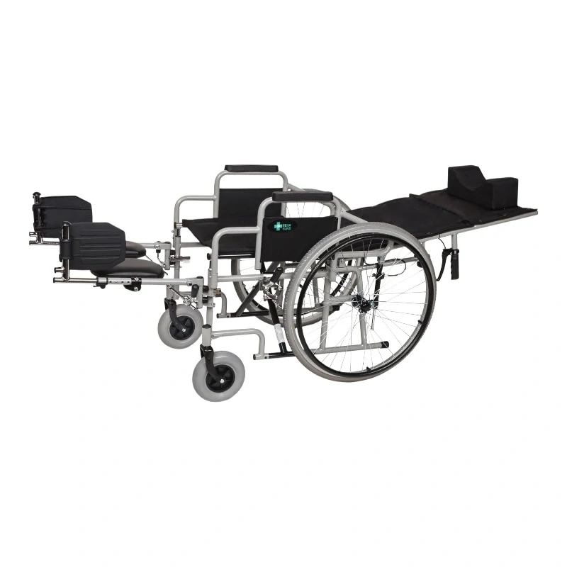 REHAFUND polohovatelný invalidní vozík YJ-011JA, 45cm, černý