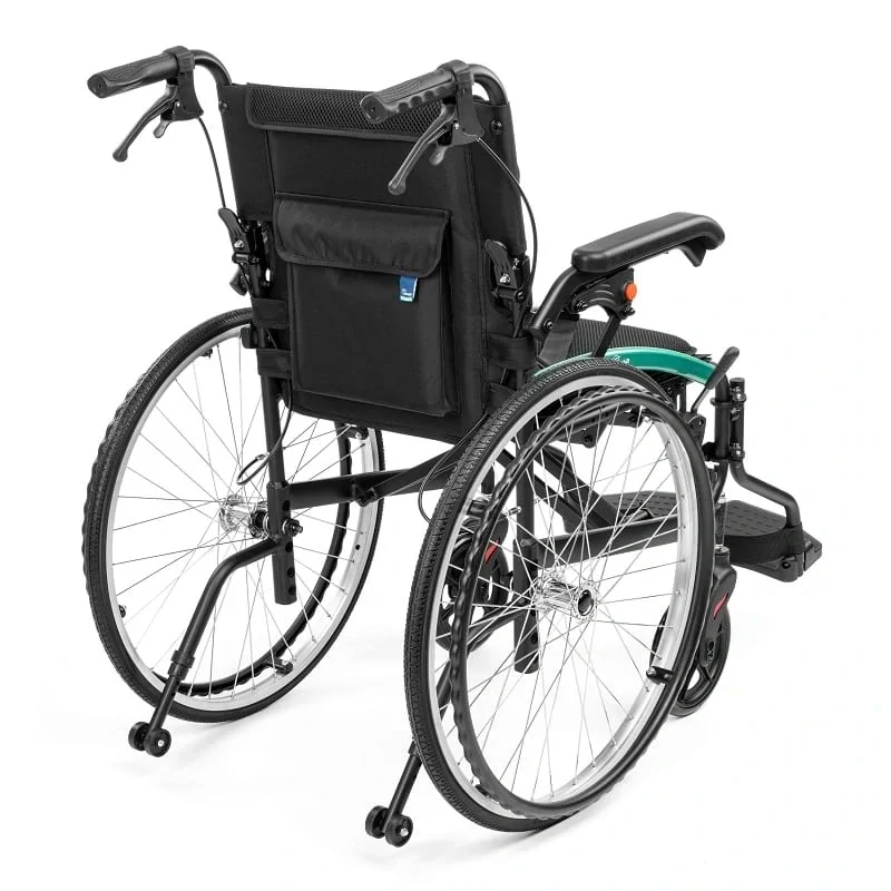 Timago ultralehký invalidní vozík ACTIV-TIM, šířka 46cm, černý, pevná kola