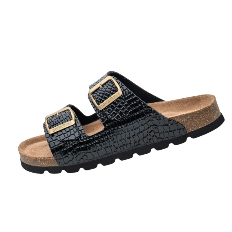 Sandály ortopedické č.40 Corkstyle AURA BLACK