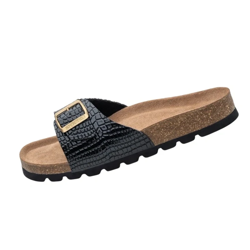 Sandály ortopedické č.39 Corkstyle PARIS BLACK