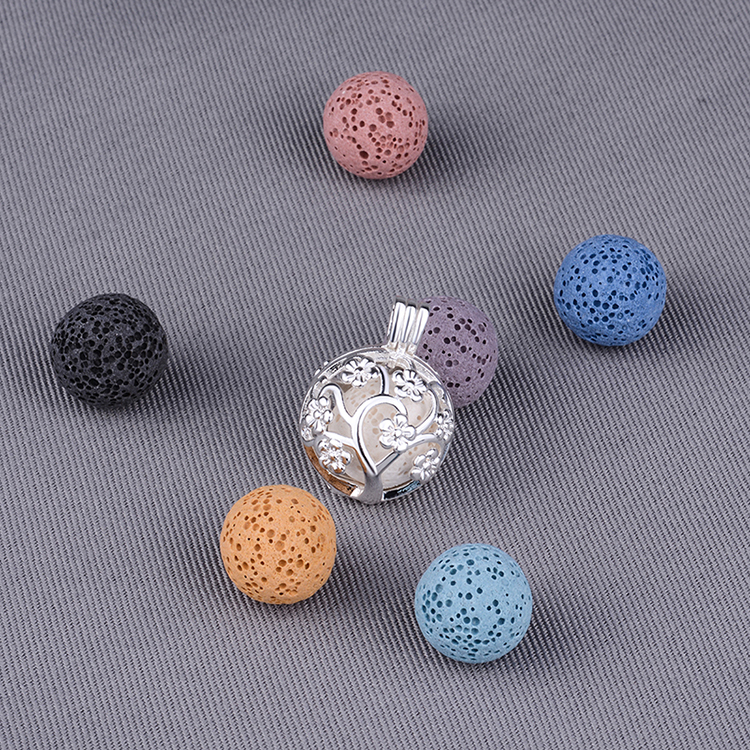 Aroma difúzní náhrdelník Harmony Flower s lávovými kameny