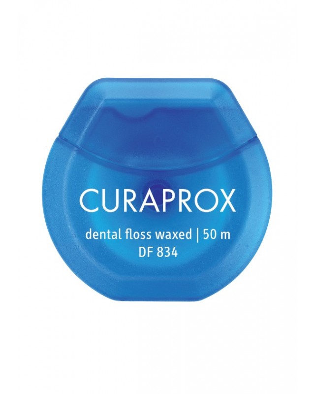 Curaprox DF 834 zubní nit Floss medium mátovým 50 m