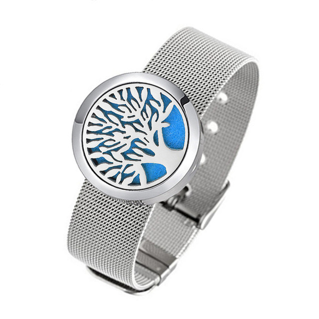 Set Aroma náhrdelník a řemínkový náramek Strom života