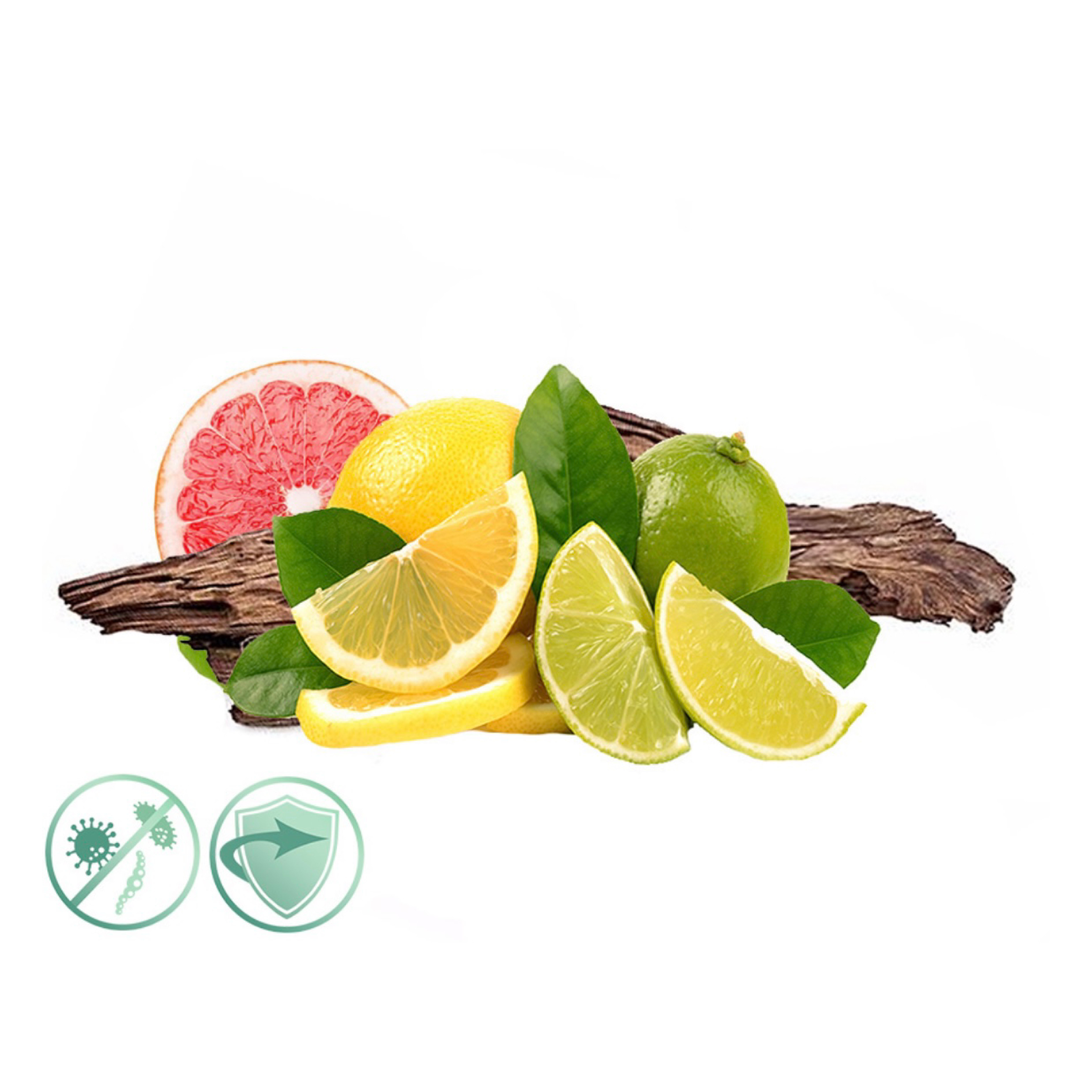 New Aroma difuzér Basic černý + 200 ml olej Light Citrus - dezinfekční aroma olej