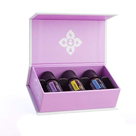 DoTERRA Petal diffuser + DoTERRA Trio esenciálních olejů 3x5ml