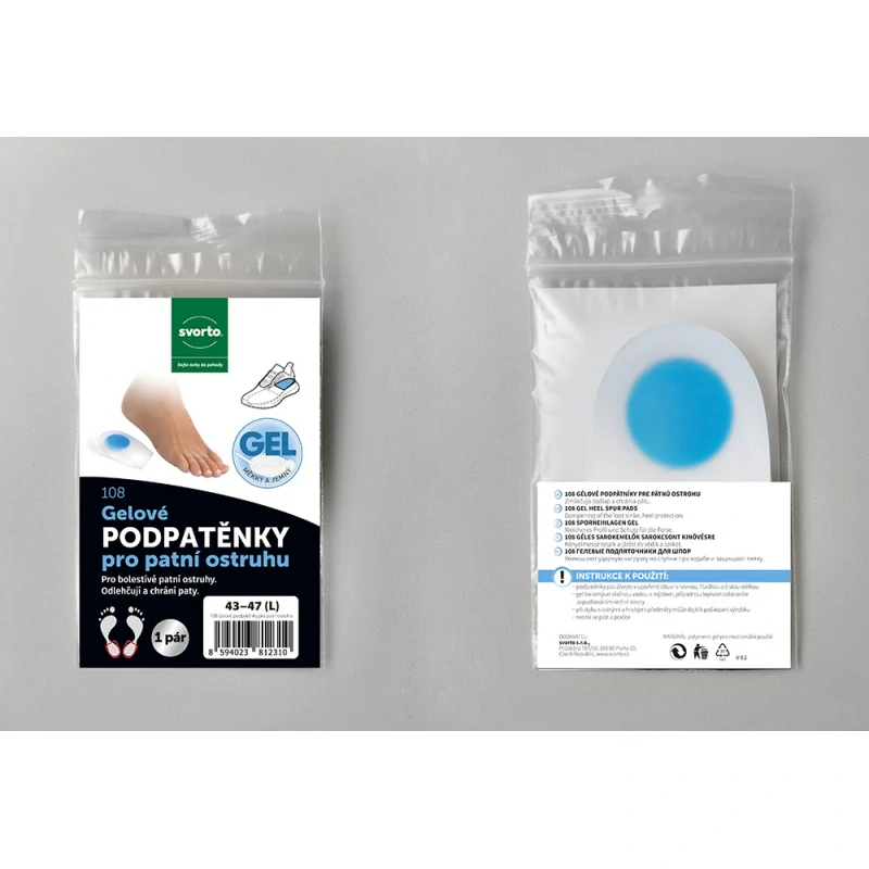 Gelové podpatenky pro patní ostruhu