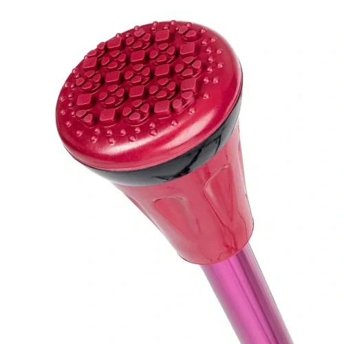 Vycházková skládací hůl PRIMETIM růžová