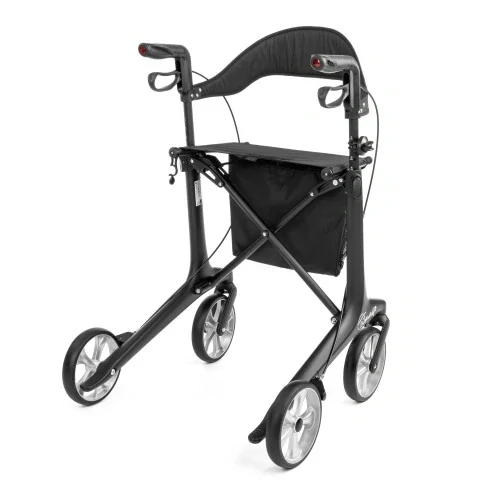 Ultralehké karbonové 4-kolové chodítko FUTURO černé