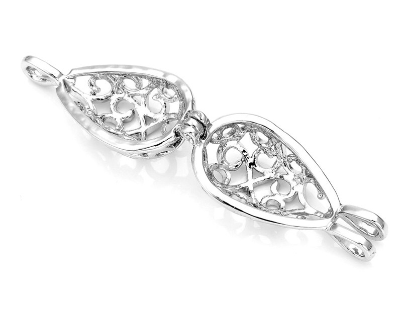 Aroma náhrdelník s oválným přívěskem 6 lávových kamenů