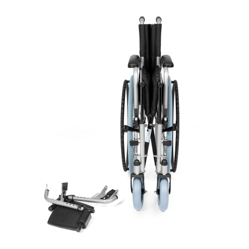 Mechanický invalidní vozík BASIC H011, 46cm černý