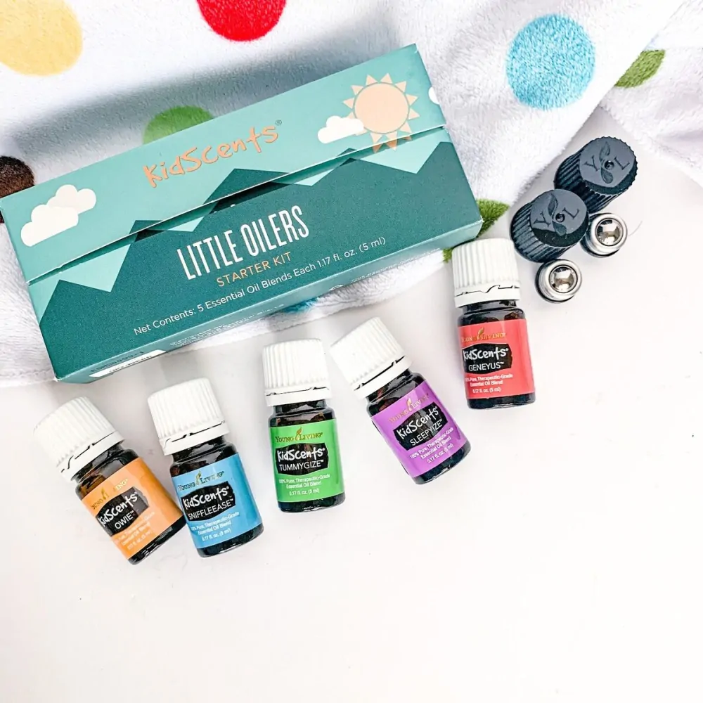 Young Living Prémiová sada esenciálních olejů pro děti s difuzérem Štěňátko Sprout 5x5ml