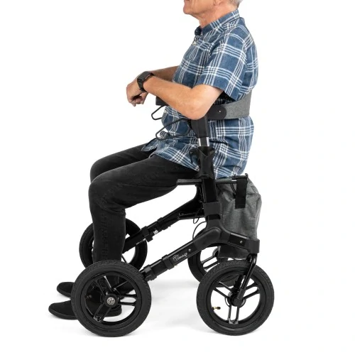 Odlehčené hliníkové chodítko RANGER černé