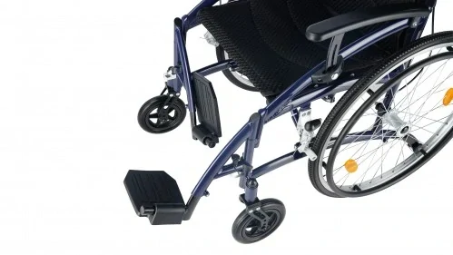 Timago lehký invalidní vozík EXCLUSIVE-TIM LIGHT, šířka 46cm, modrý, pevná kola