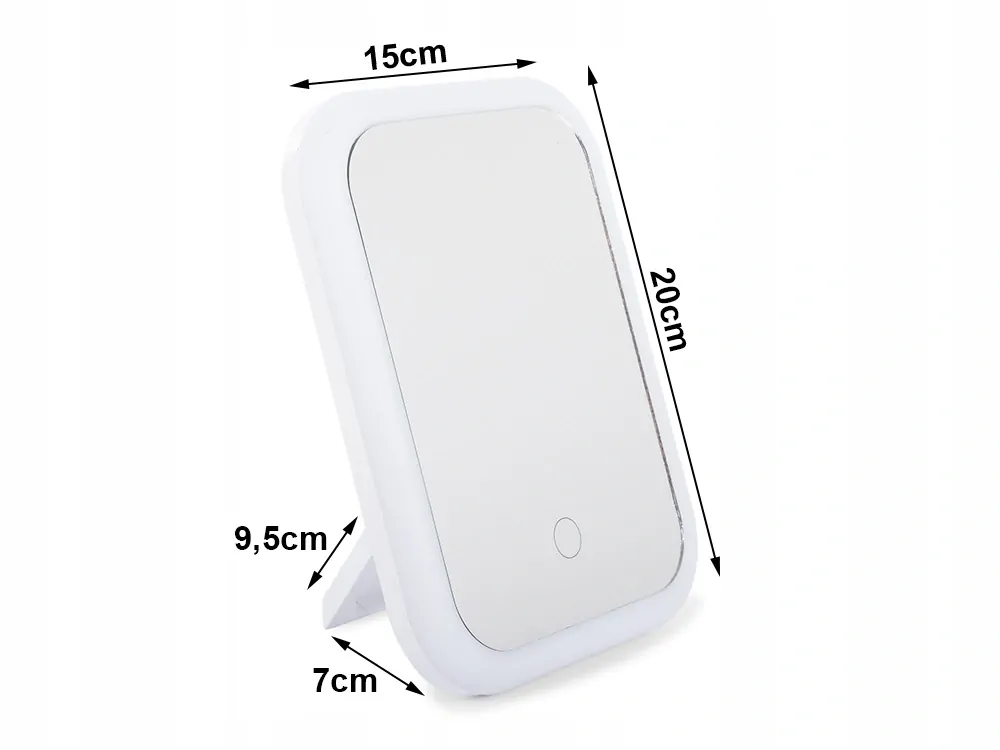 Verk Kosmetické zrcadlo s LED osvětlením 15x20cm