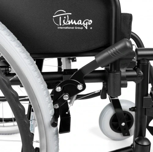 Timago EVERYDAY-TIM T101 odlehčený invalidní vozík šířka 46cm, černý, pevná kola