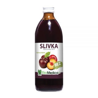 EkoMedica Švestka 100% šťáva 500ml