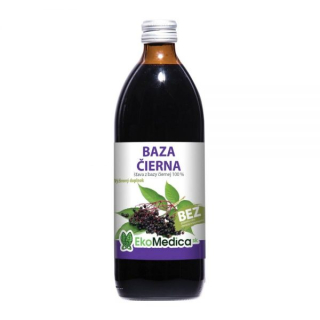 EkoMedica Černý bez 100% šťáva 500ml