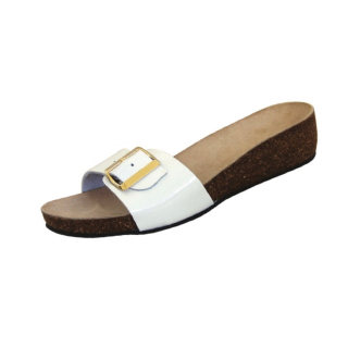 Ortopedické pantofle č.40 T84 PROTETIKA bílá lakovaná